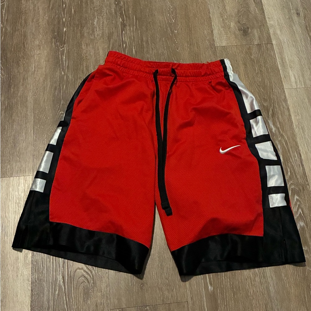 Nike Men's Athletic Shorts in Red and Black